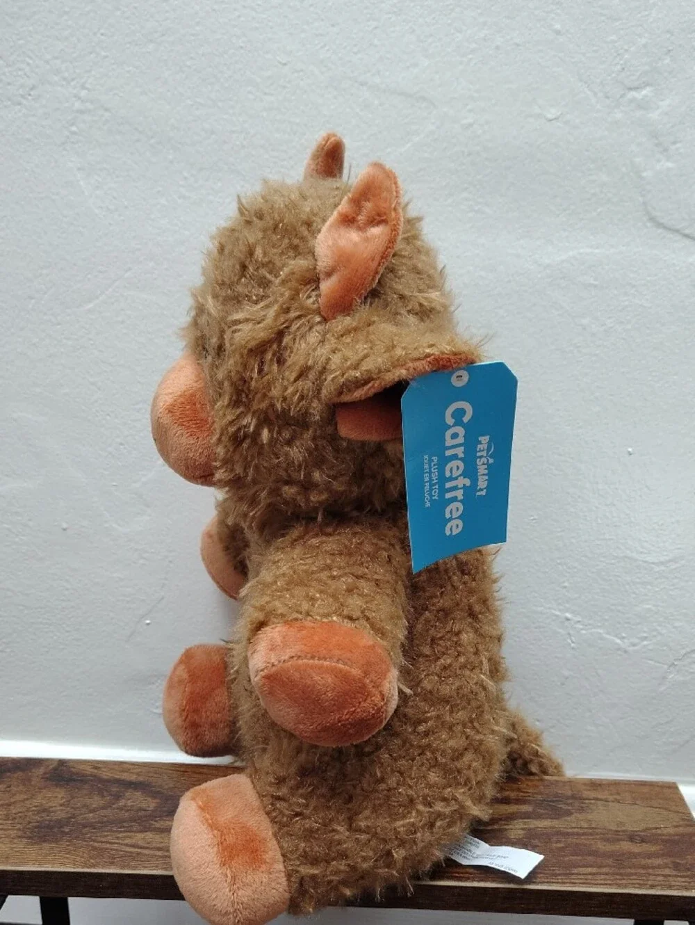 New PetSmart Carter's Brown and Tan Plush Highland Cow Stuffed Animal